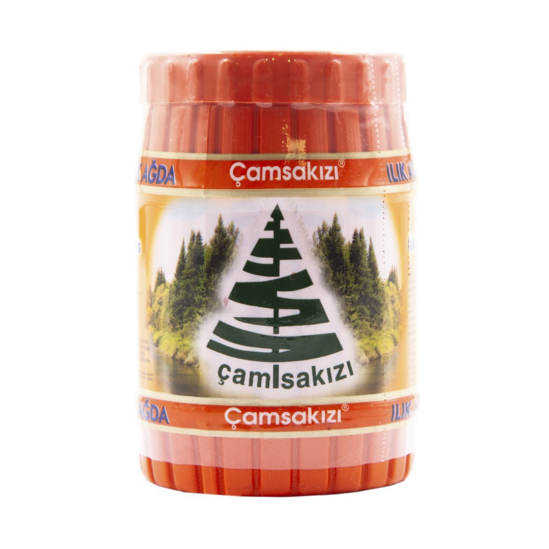 Aytac markalı 240 gr Çamsakızı ılık ağda, doğal gıda ürünü, açık kahverengi renkli ve paketlenmiş şekilde görüntüleniyor.