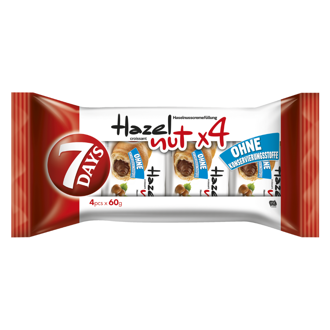 7 Days Fındıklı Kruvasan 4x60 Gr