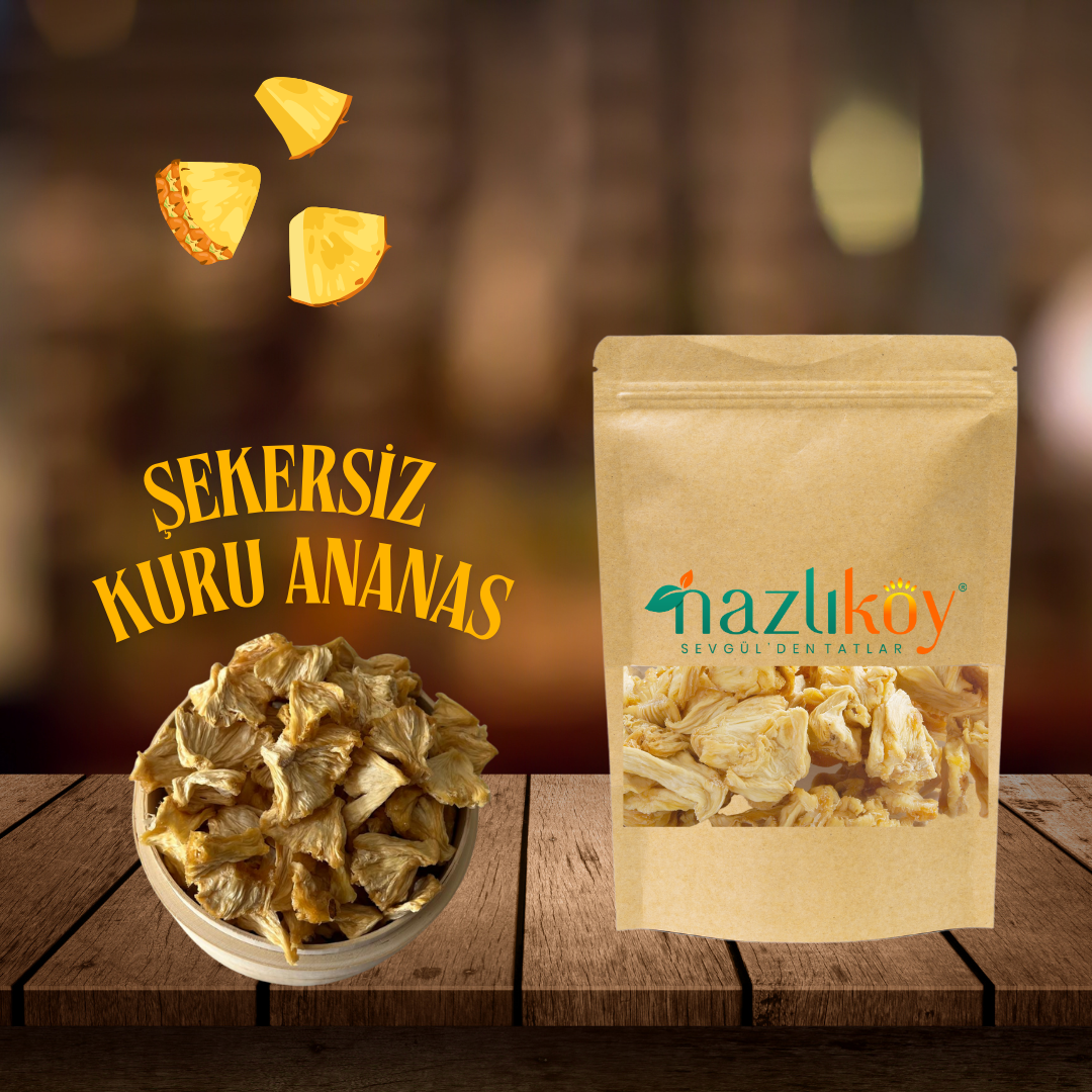Şekersiz Ananas Kurusu 400gr