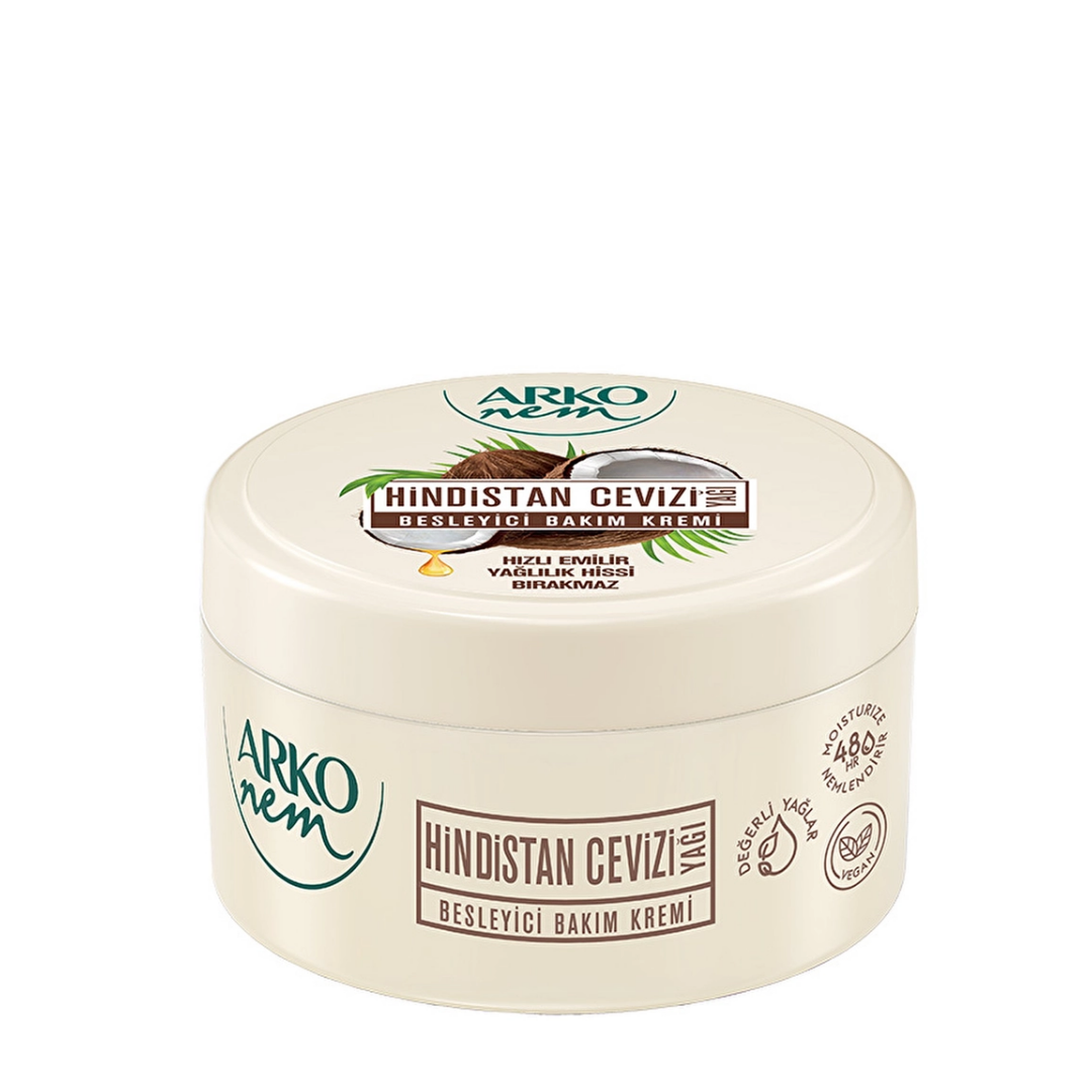 Arko Nem Değerli Yağlar Besleyici Krem Hindistan Cevizi 250 Ml