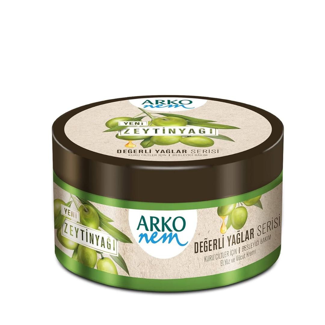 Arko Nem Değerli Yağlar Besleyici Krem Zeytinyağı 250 Ml