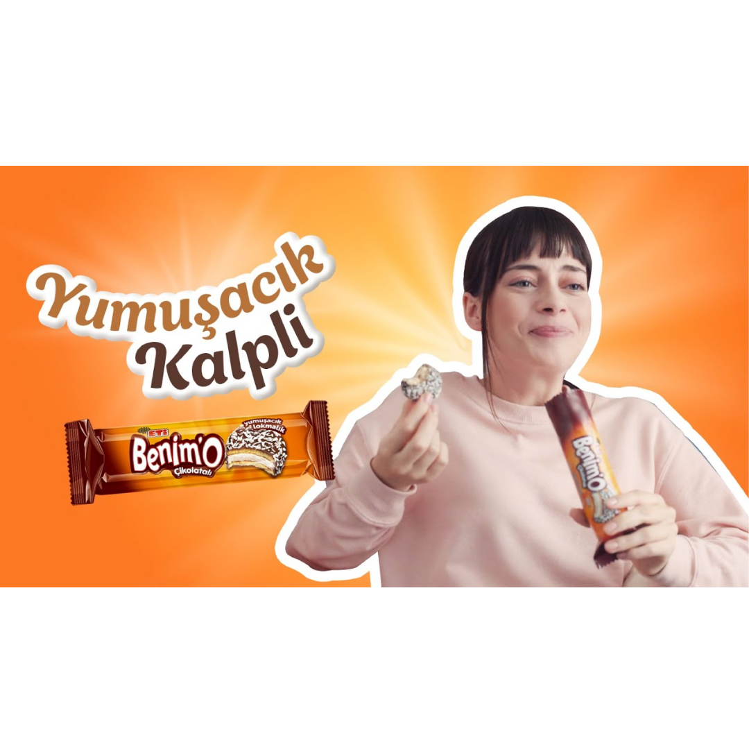 Eti Benimo Çikolata Kaplamalı Hindistan Cevizli Bisküvi 3’lü 240 Gr
