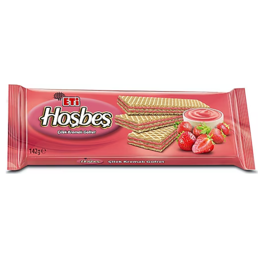 Eti Hoşbeş Gofret Çilekli 142 Gr