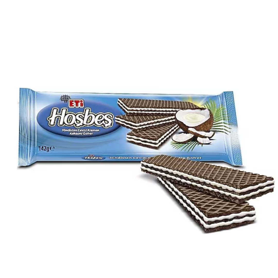 Eti Hoşbeş Gofret Hindistan Cevizli 142 Gr