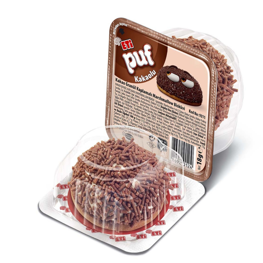 Eti Puf Kakaolu ( 3 ADET ) 18 Gr