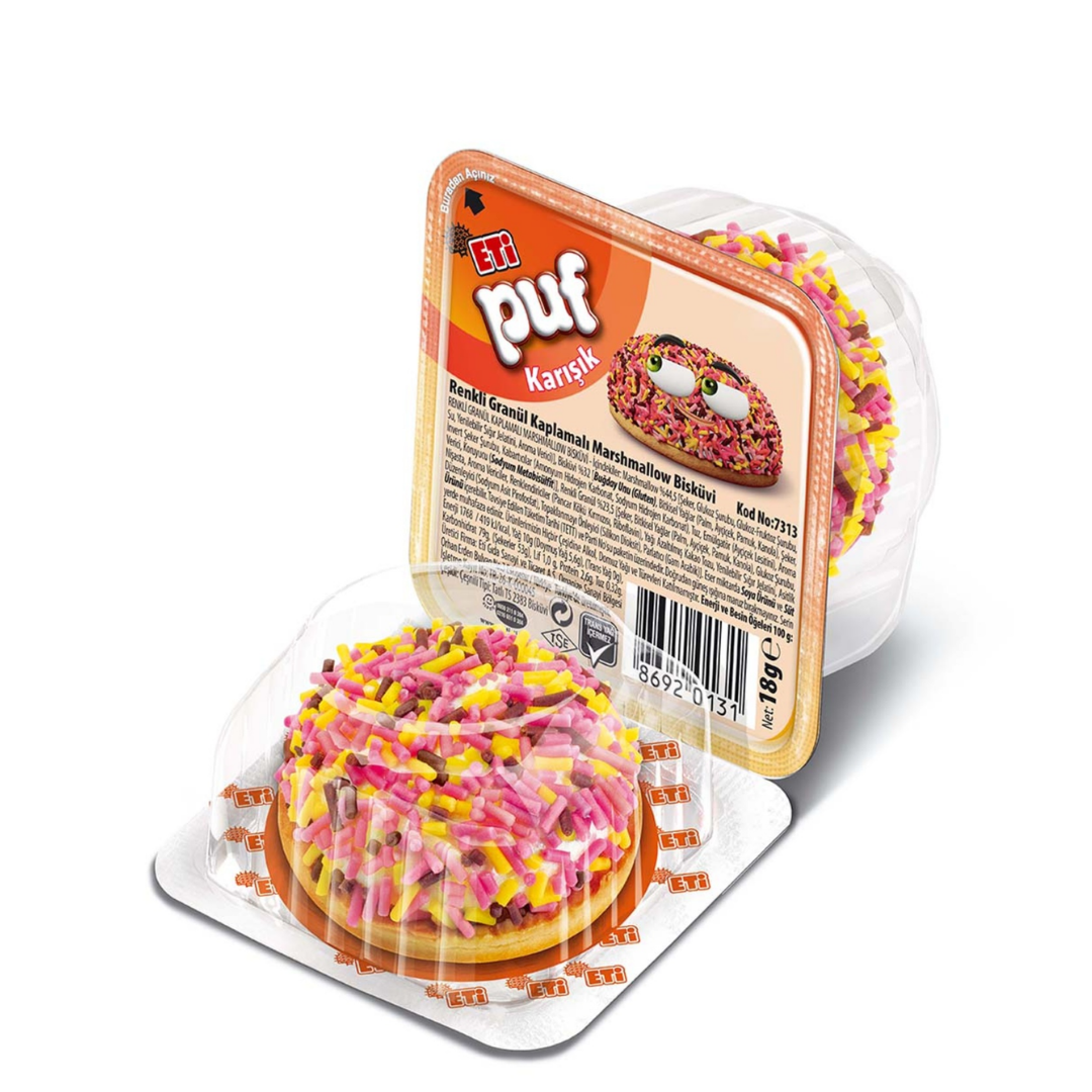 Eti Puf Renkli ( 3 ADET ) 18 Gr