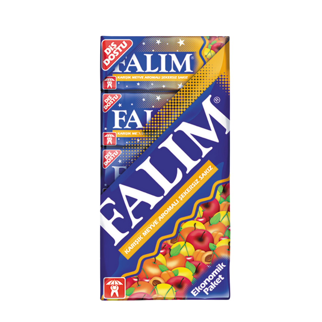 Falım Karışık Aromalı Şekersiz Sakız 5’li Paket X 20 (100 ADET)
