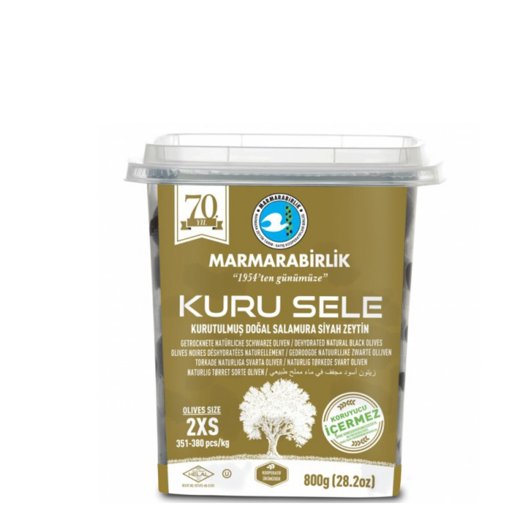 Marmarabirlik Sele Zeytin (2XS Boy) Kap 800gr