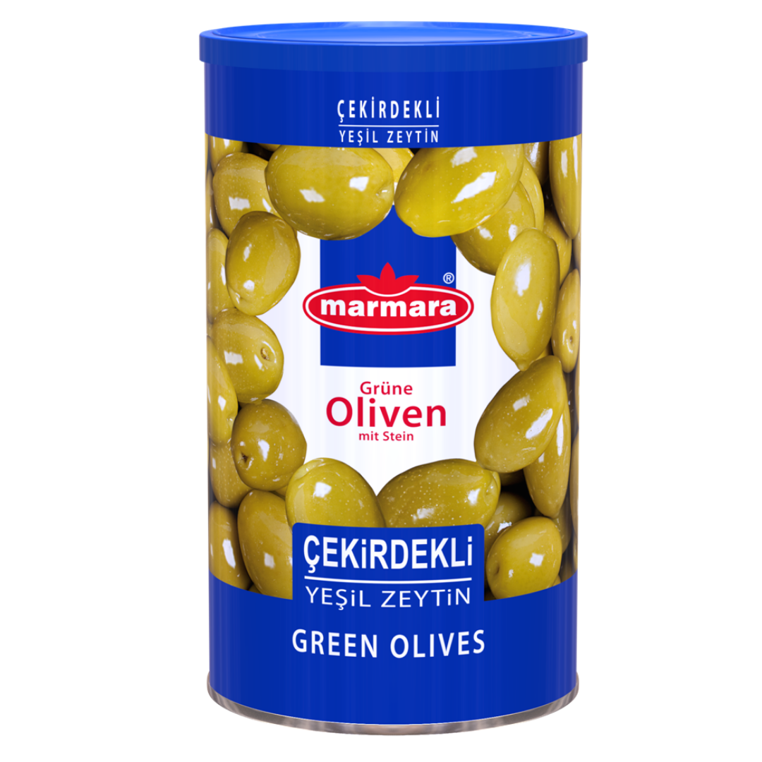 Marmara Çekirdekli Yeşil Zeytin NET 720 Gr