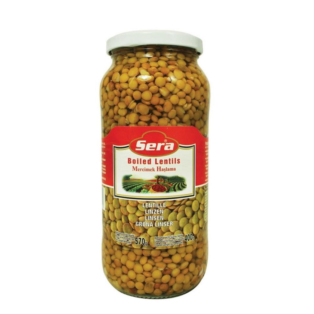 Sera Haşlama Mercimek Kavanoz 570 gr