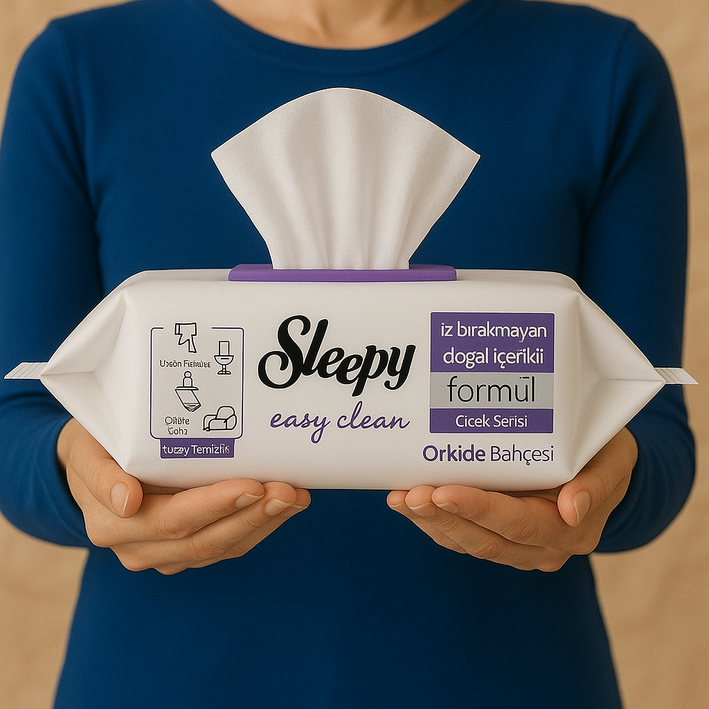 Sleepy Yüzey Temizlik Havlusu Orkide 100 Yaprak