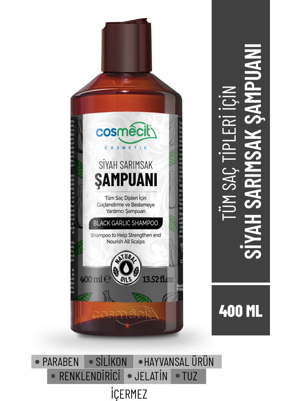 Siyah Sarımsak Şampuanı 400 Ml