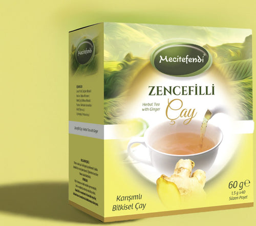 Zencefilli Çay Süzen Poşet 40'Lı