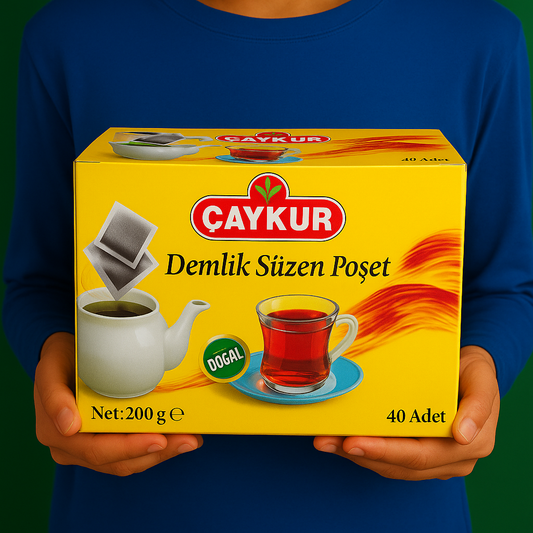 Çaykur Demlik Süzen Poşet Çay 40 Adet/200Gr