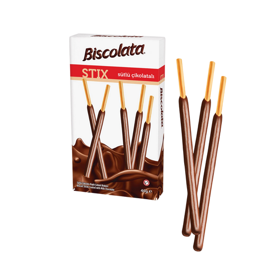 Biscolata Stix Sütlü Çikolatalı 40gr