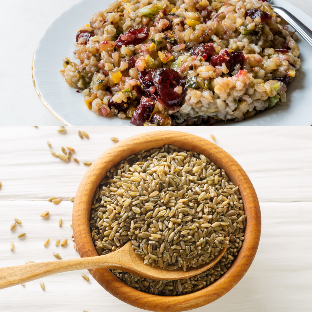 Aytac marka 500 gr Firik (Yeşil Buğday) gıda paketi, doğal yeşil buğday taneleri görünüyor.