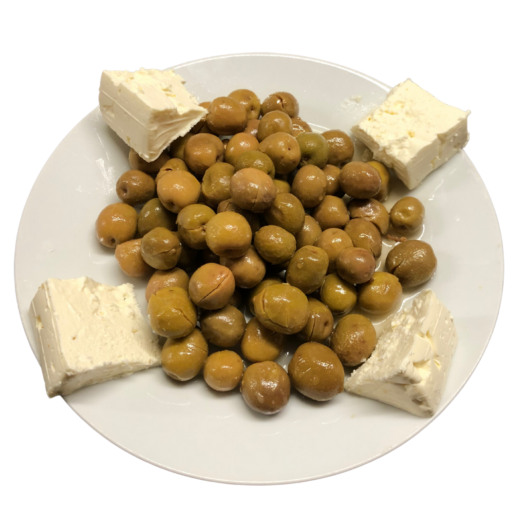 Aytac Hatay halhalı kırma yeşil zeytin, brüt yaklaşık 720 gram, gıda ürünleri, doğal ve taze zeytin görseli