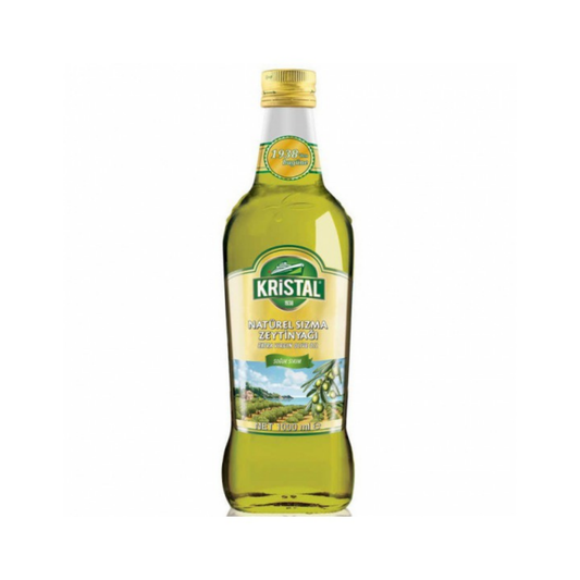 Kristal Naturel Sızma Zeytinyağı Cam 1 Lt