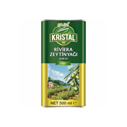 Kristal Riviera Zeytinyağı Teneke 500 Ml