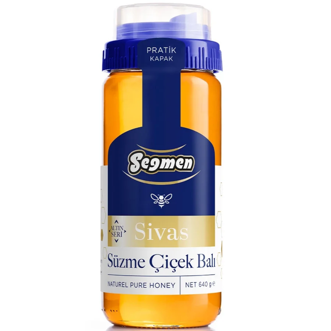 Seğmen Sivas Süzme Çiçek Balı 640 Gr