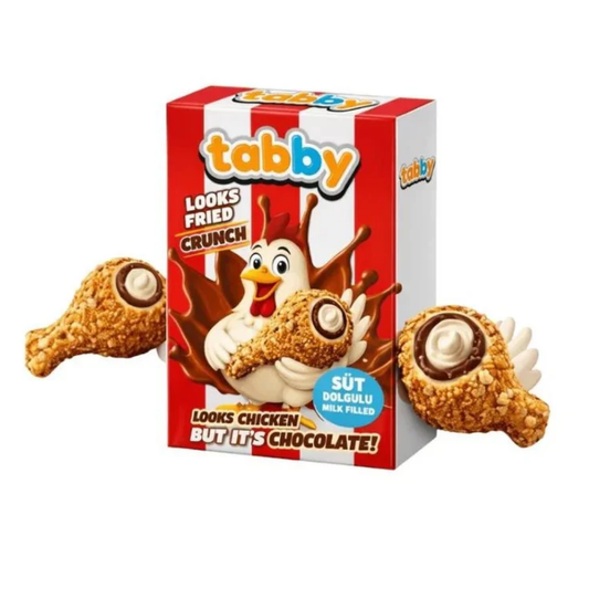 Aytac Tabby Viral Çikolata 50g, smooth milk chocolate bar with packaging, ideal for snacking and gifting.