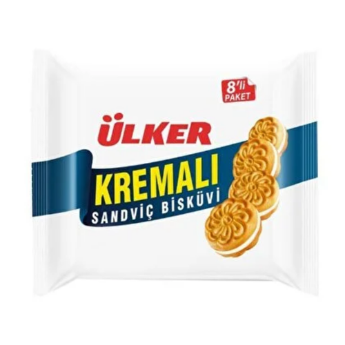 Ülker Kremalı Sandviç Bisküvi 8x61 Gr