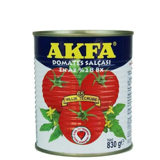 Akfa Teneke Domates Salçası 830gr