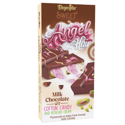 Beyoğlu Pişmaniyeli &amp; Antep Fıstık Kremalı Sütlü Çikolata 170 Gr
