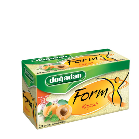 Doğadan Kayısılı Form Çayı 1.8GrX20 Poşet