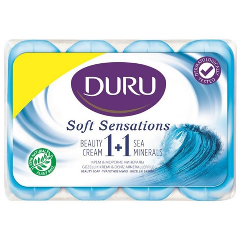 Duru Güzellik Kremi + Deniz Mineralleri Karışımı Sabun 4x90 Gr