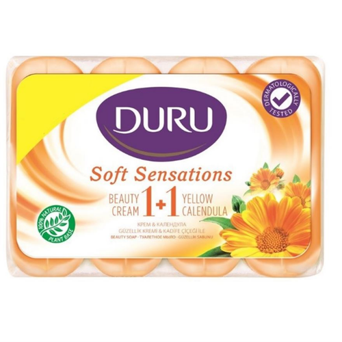 Duru Güzellik Kremi + Kadife Çiçeği Karışımı Sabun 4x90 Gr
