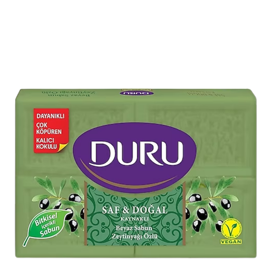 Duru Saf & Doğal Sabun Zeytinyağlı 4x150Gr