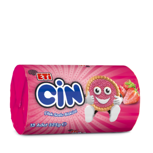 Eti Cin Çilekli 13 Adet 325 Gr