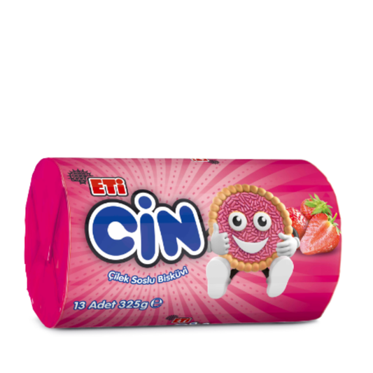 Eti Cin Çilekli 13 Adet 325 Gr