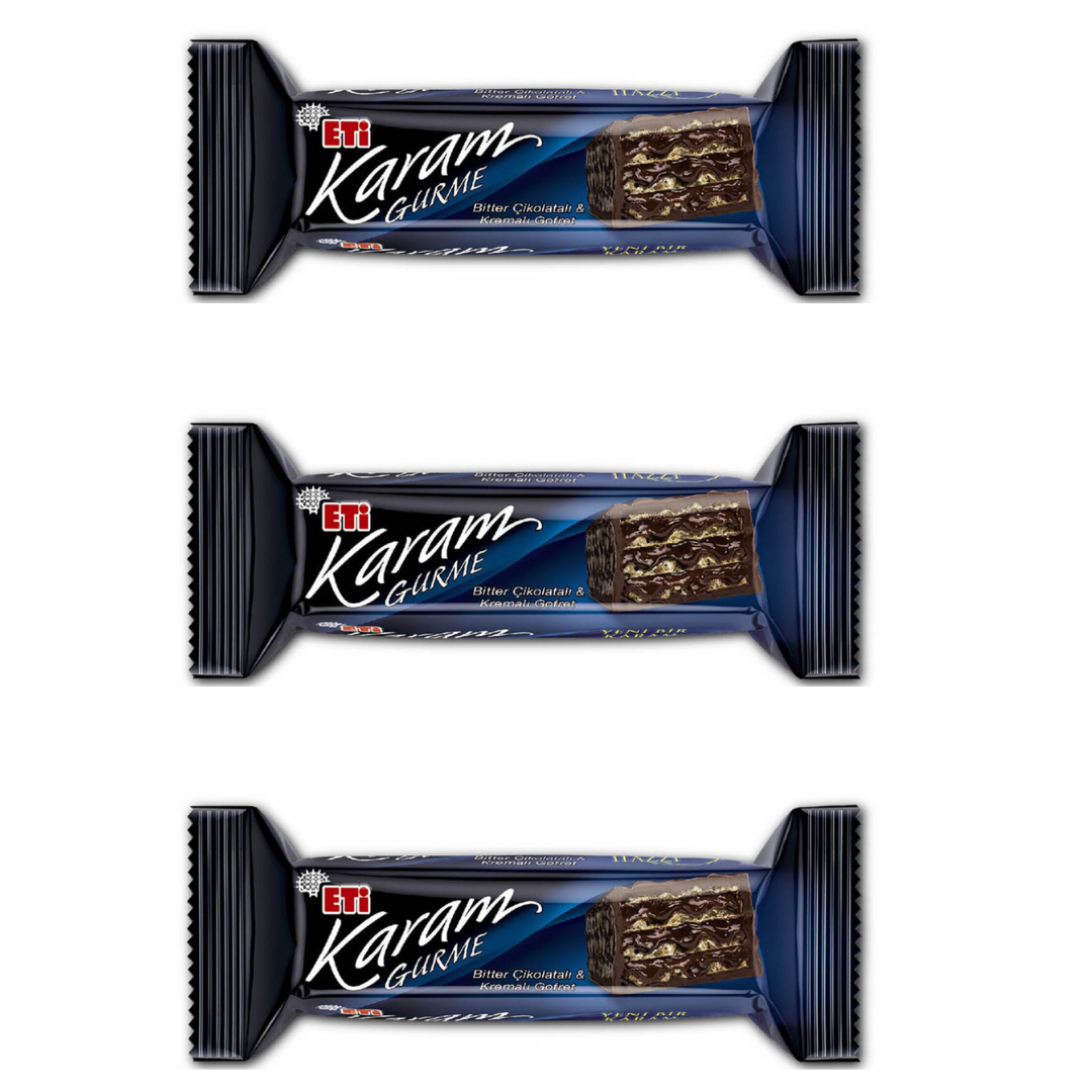 Eti Karam Gurme Bitter Çikolatalı Gofret 50 Gr