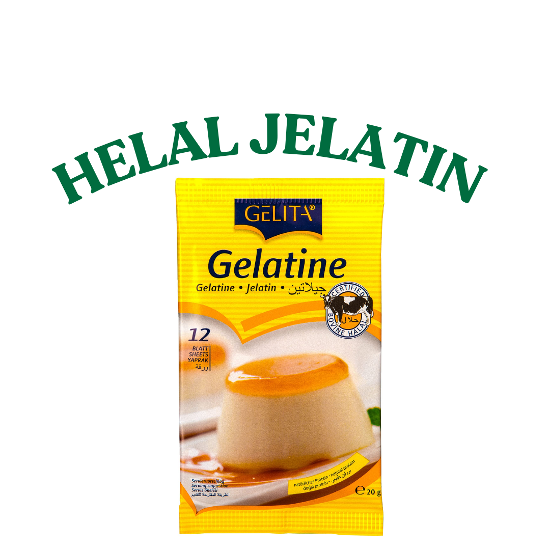 Gelita Helal Sığır Jelatini 20gr( 12 Yaprak )