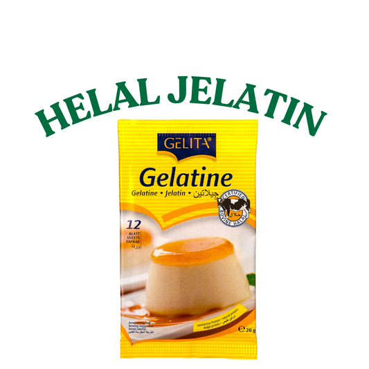 Gelita Helal Sığır Jelatini 20gr( 12 Yaprak )