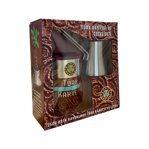 Kahve Dünyası Orta Kavrulmuş Türk Kahvesi 250 Gr 🎁CEZVE HEDİYELİ 🎁