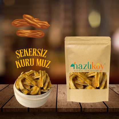 Şekersiz Muz Kurusu 400gr