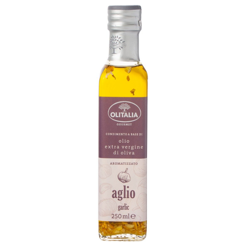 Olitalia GLUTENSİZ LAKTOZSUZ Sızma Zeytinyağı Sarımsaklı 250 Ml