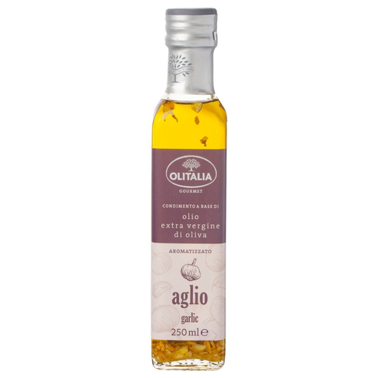 Olitalia GLUTENSİZ LAKTOZSUZ Sızma Zeytinyağı Sarımsaklı 250 Ml