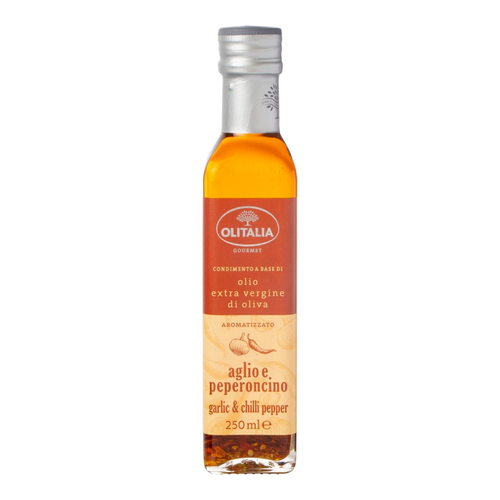Olitalia GLUTENSİZ LAKTOZSUZ Sarımsak & Acı Biberli Sızma Zeytinyağı 250 ml