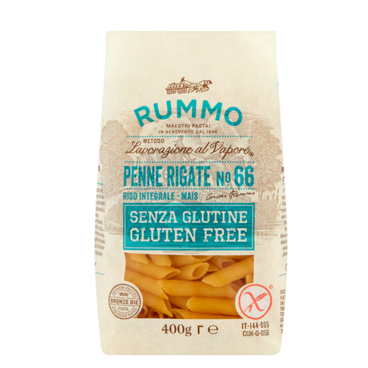Rummo GLUTENSİZ Penne Rigate (KALEM MAKARNA) 400 Gr