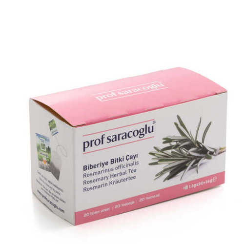 Prof. Saraçoğlu Biberiye Bitki Çayı 20 POŞET X 1.3 Gr
