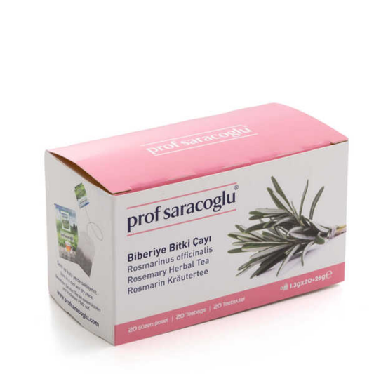 Prof. Saraçoğlu Biberiye Bitki Çayı 20 POŞET X 1.3 Gr