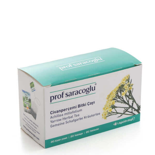 Prof. Saraçoğlu Civanperçemi Bitki Çayı 20 POŞET X 1.3 Gr
