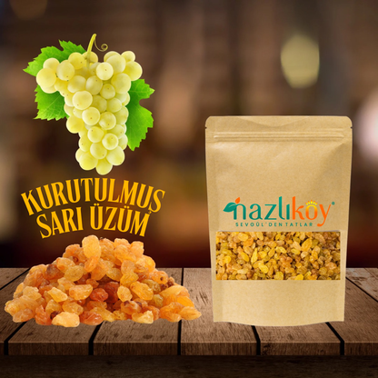 Kurutulmuş Sarı Üzüm 400gr