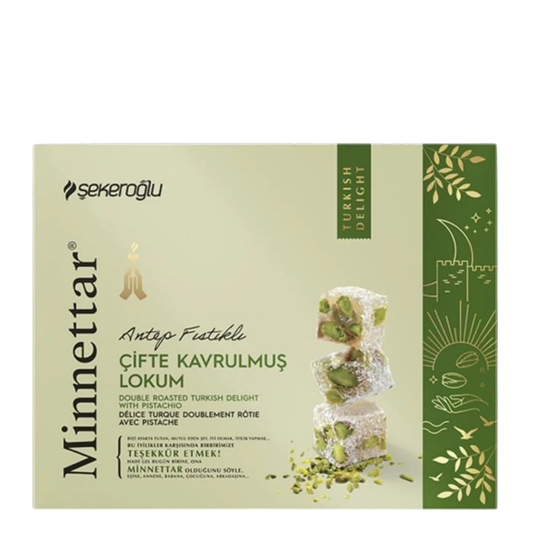 Şekeroğlu Fıstıklı Çifte Kavrulmuş Lokum 300Gr