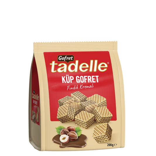 Tadelle Fındık Kremalı Küp Gofret 200Gr