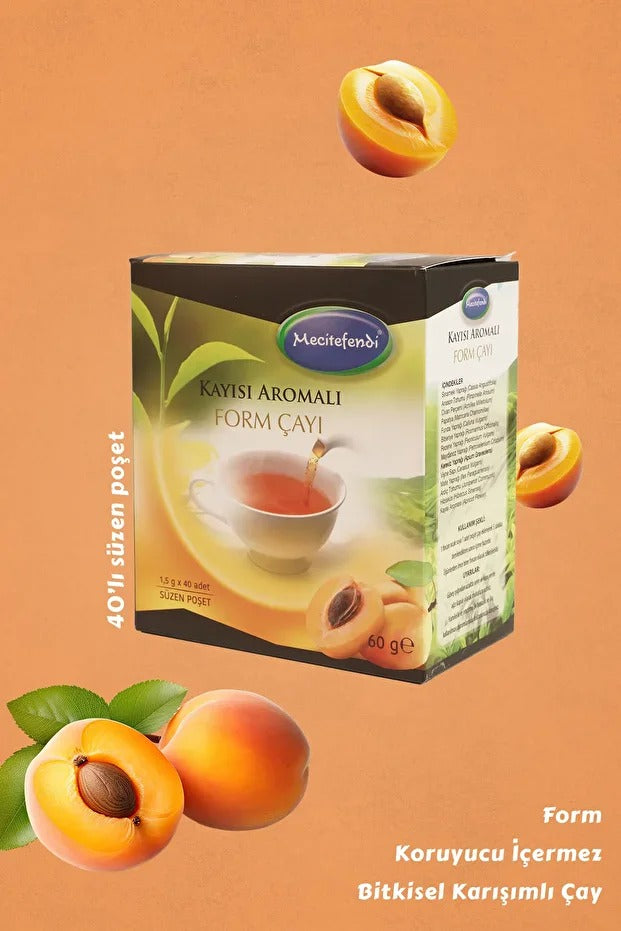 Kayısı Aromalı Form Çayı (Süzen Poşet 40'lı)